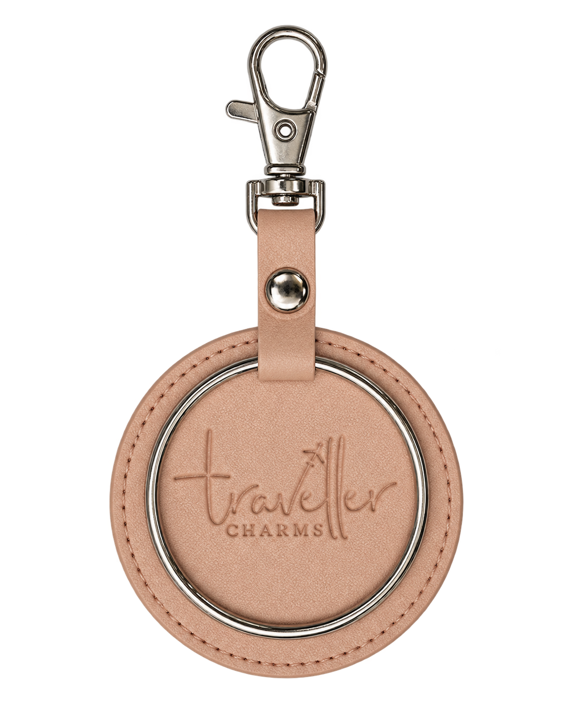 Traveller Charms Schlüsselanhänger Silber Nude