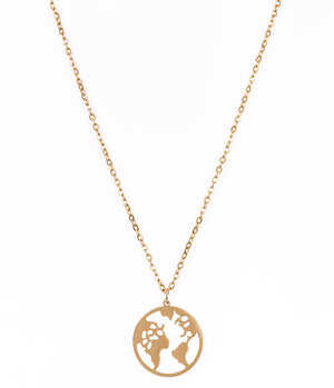 Globe Necklace "Wanderlust"