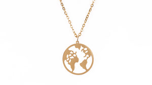 Globe Necklace "Wanderlust"